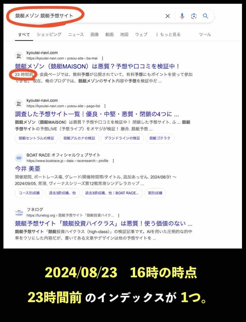 競艇予想サイト「競艇メゾン」の情報検索した結果